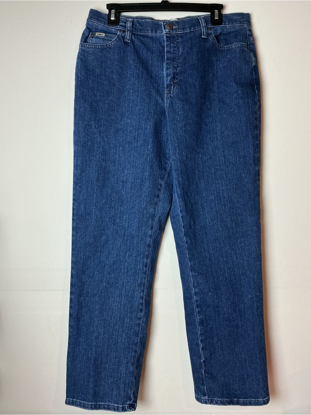 Lee Women’s Relaxed Straight Leg Jeans High Rise Mom Size 12 M